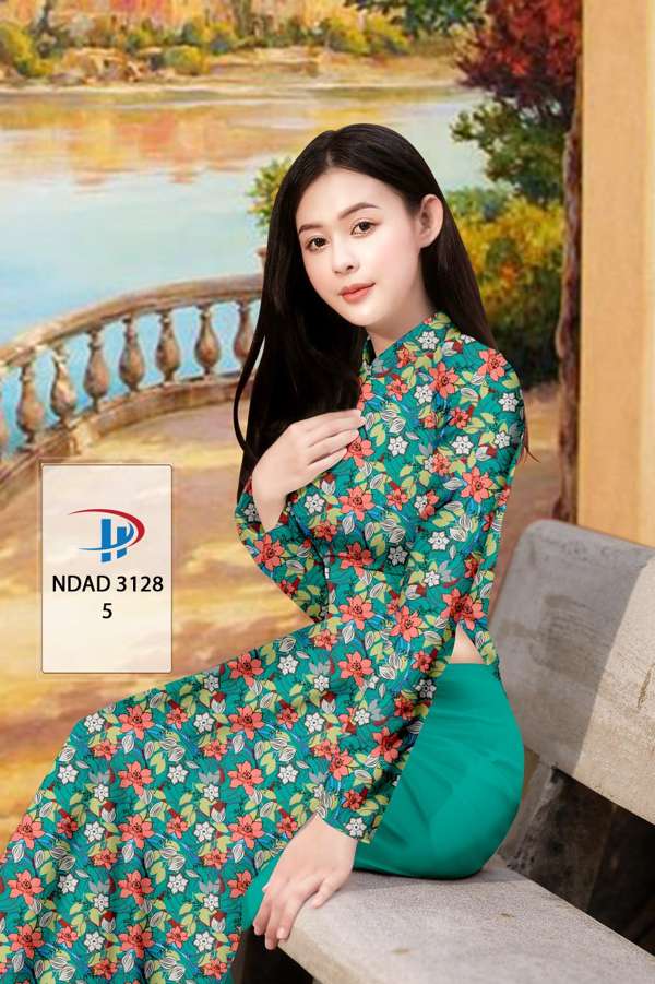 Vải Áo Dài Hoa Đều AD NDAD3128 68